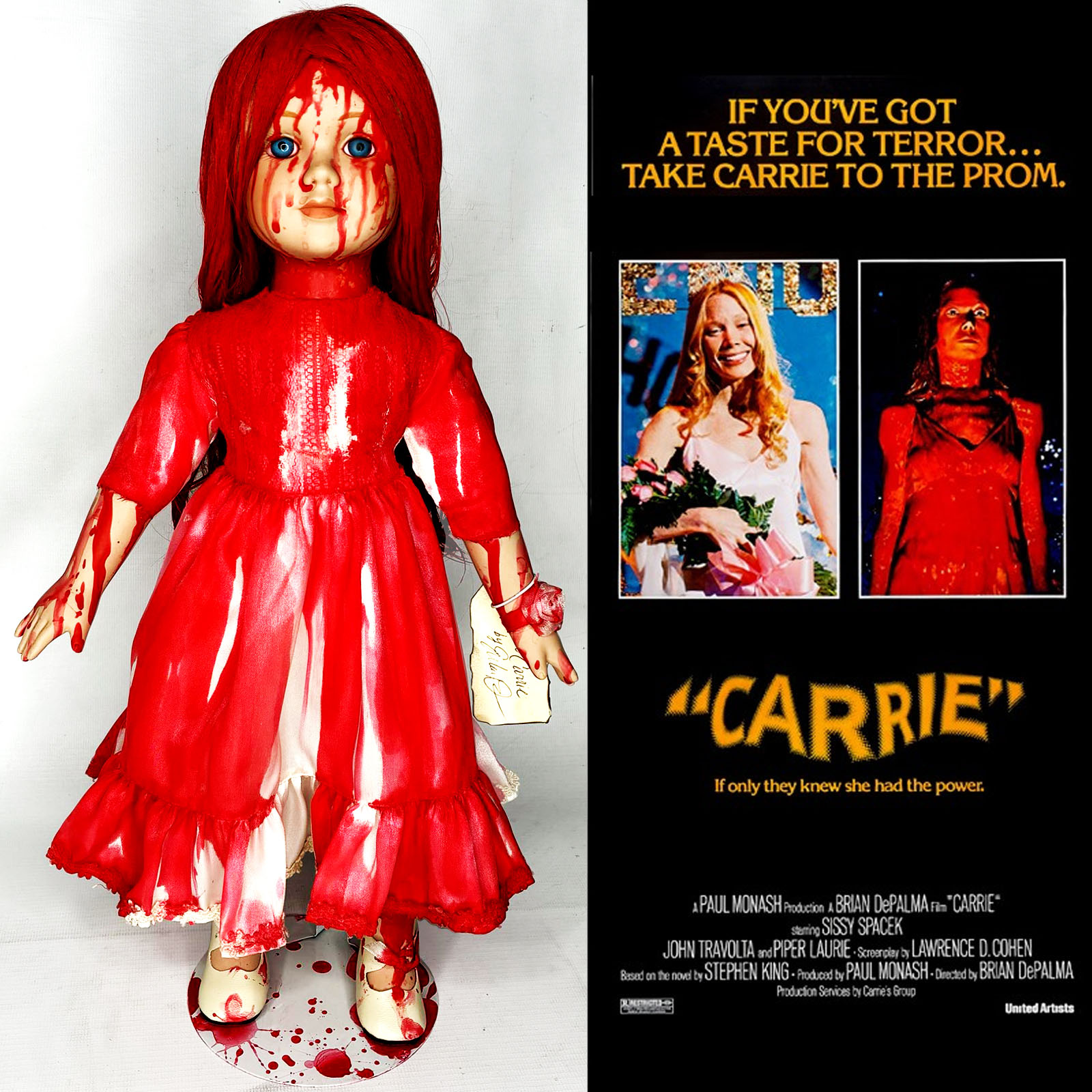 Carrie White Steven King Horror Doll by Erika's Emporium