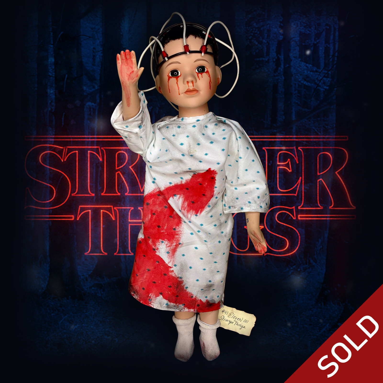 Eleven 011 Stranger Things Horror Series Doll by Erika's Emporium