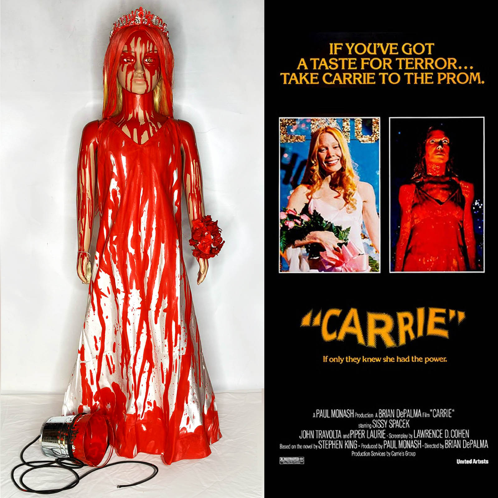 Carrie White 46 inch Large Child Size Doll by Erika's Emporium
