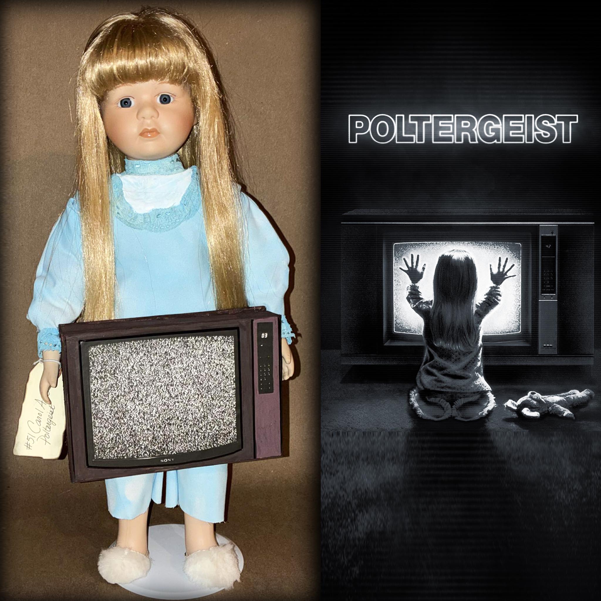 #51 Carol Anne Poltergeist Horror Movie Character Doll by Erika's Emporium