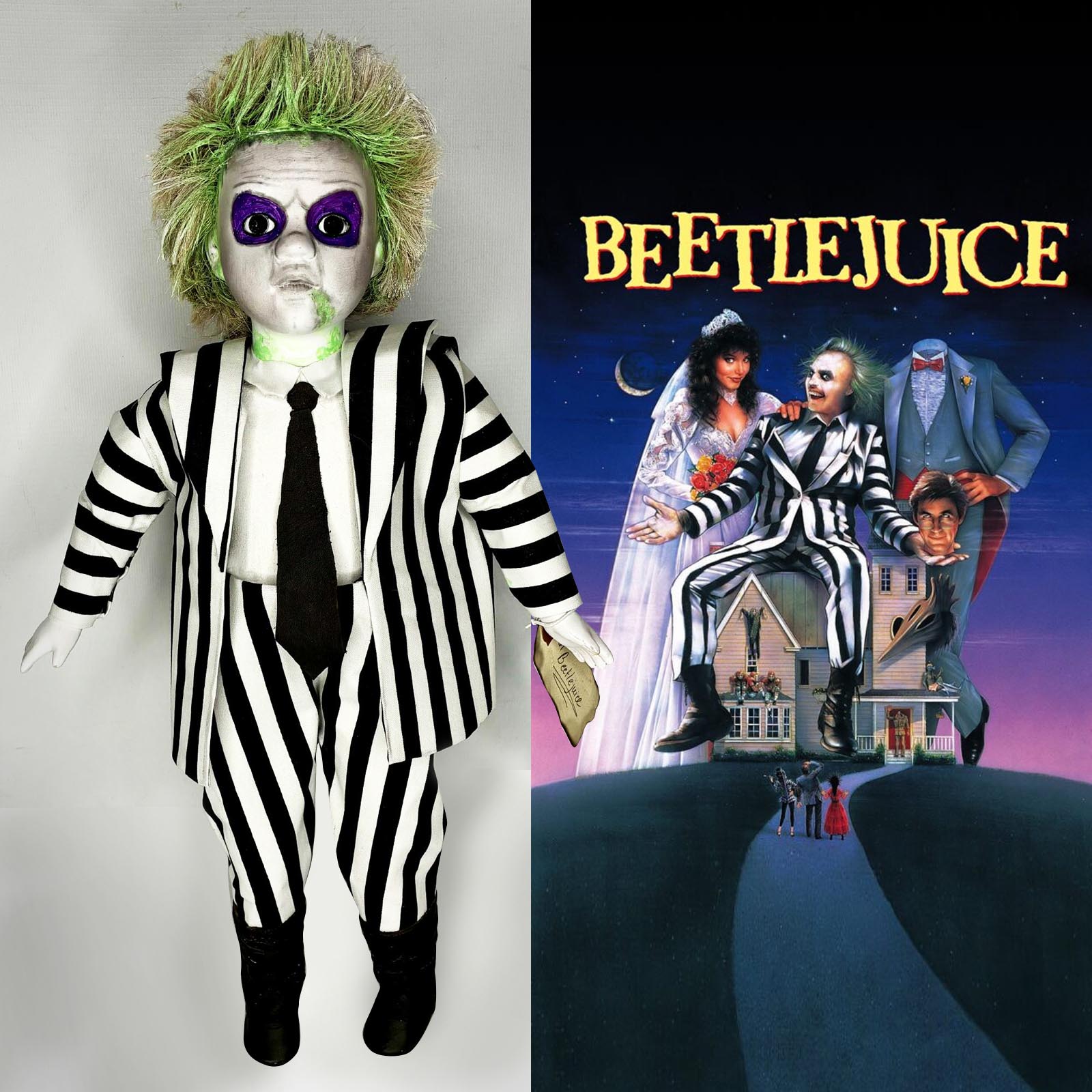 Beetlejuice Character Doll by Erika's Emporium