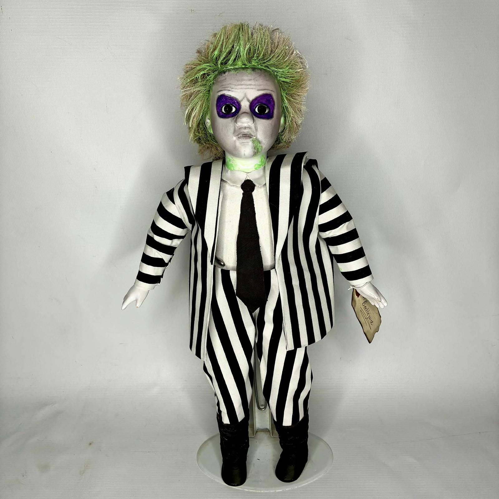 Erika’s Emporium OOAK Beetlejuice Doll 18 Inch Horror Collectible