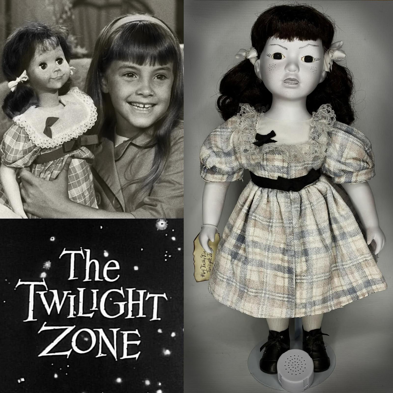 Talky Tina doll handmade by Erika's Emporium, creepy dolls for sale.