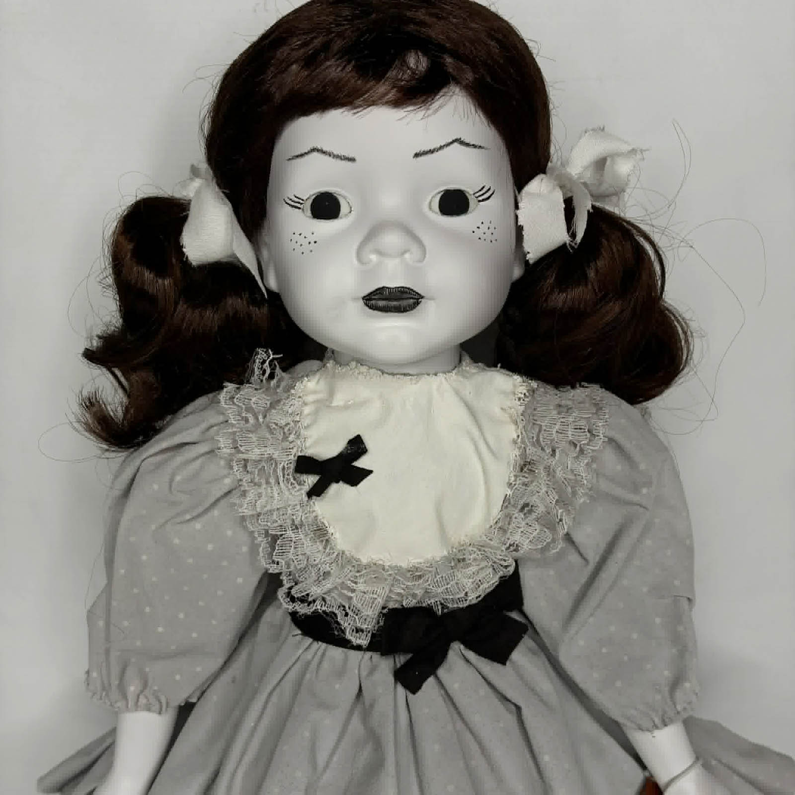 Twilight Zone Talky Tina inspired horror doll