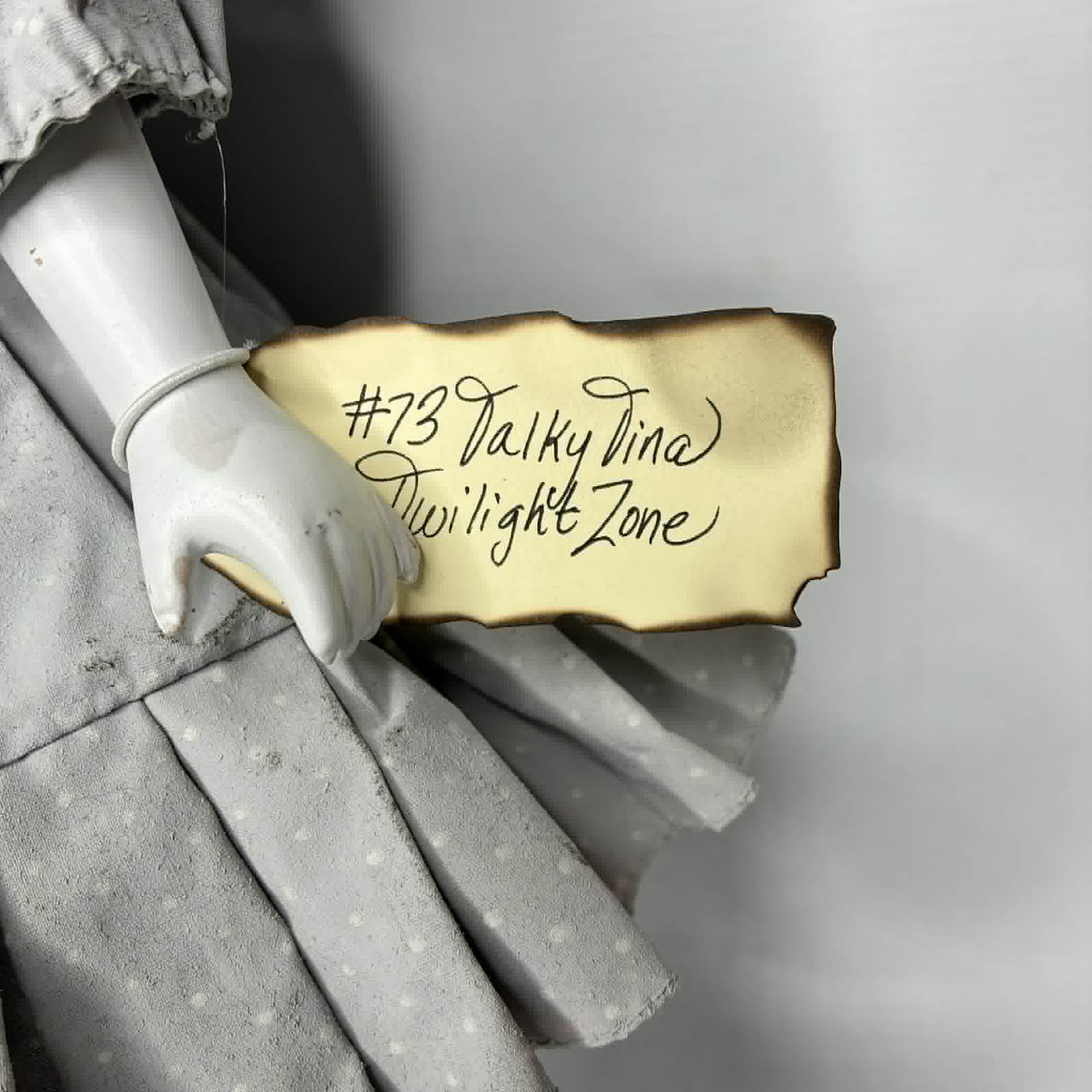 Vintage style eerie doll from Twilight Zone