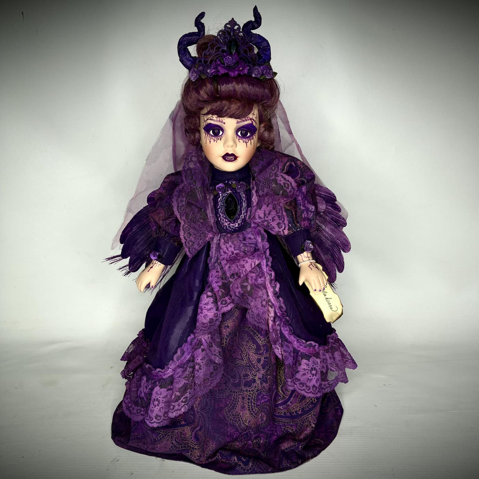 Creepy Belladonna Doll Dark Art Collectible Handmade By Erika's Emporium