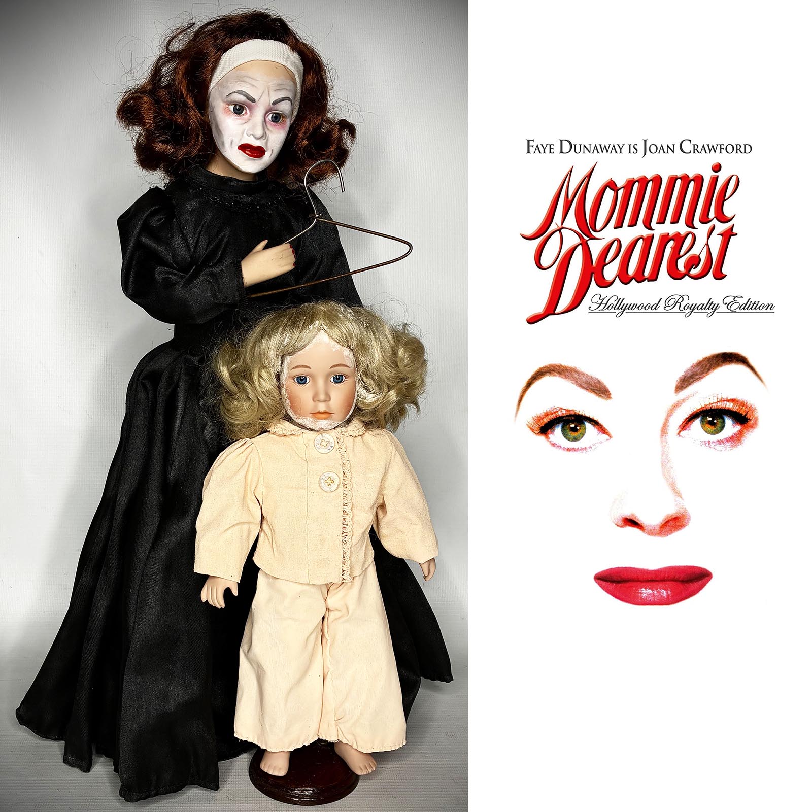 Mommie Dearest Joan and Christina Doll by Erika's Emporium